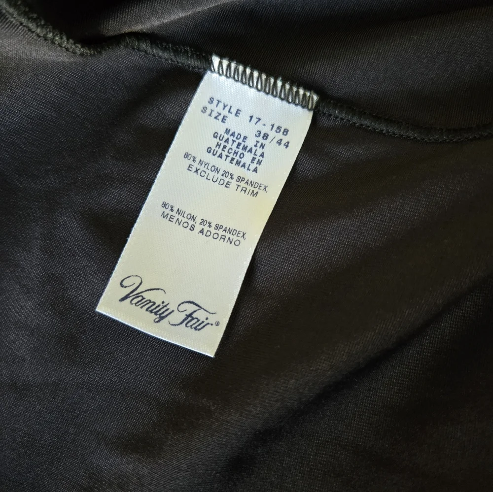 Vintage Black Slip Tank